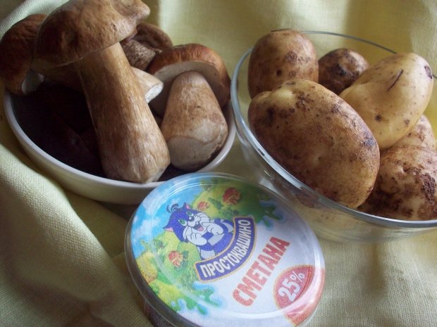 продукты для картошки со сметаной