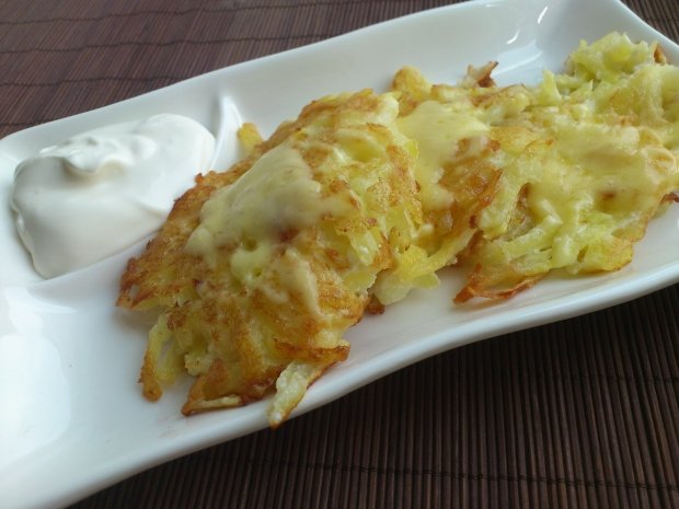 картофельные драники с сыром