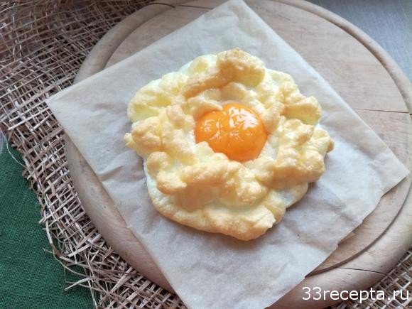 Яйца Орсини (воздушная яичница в духовке)